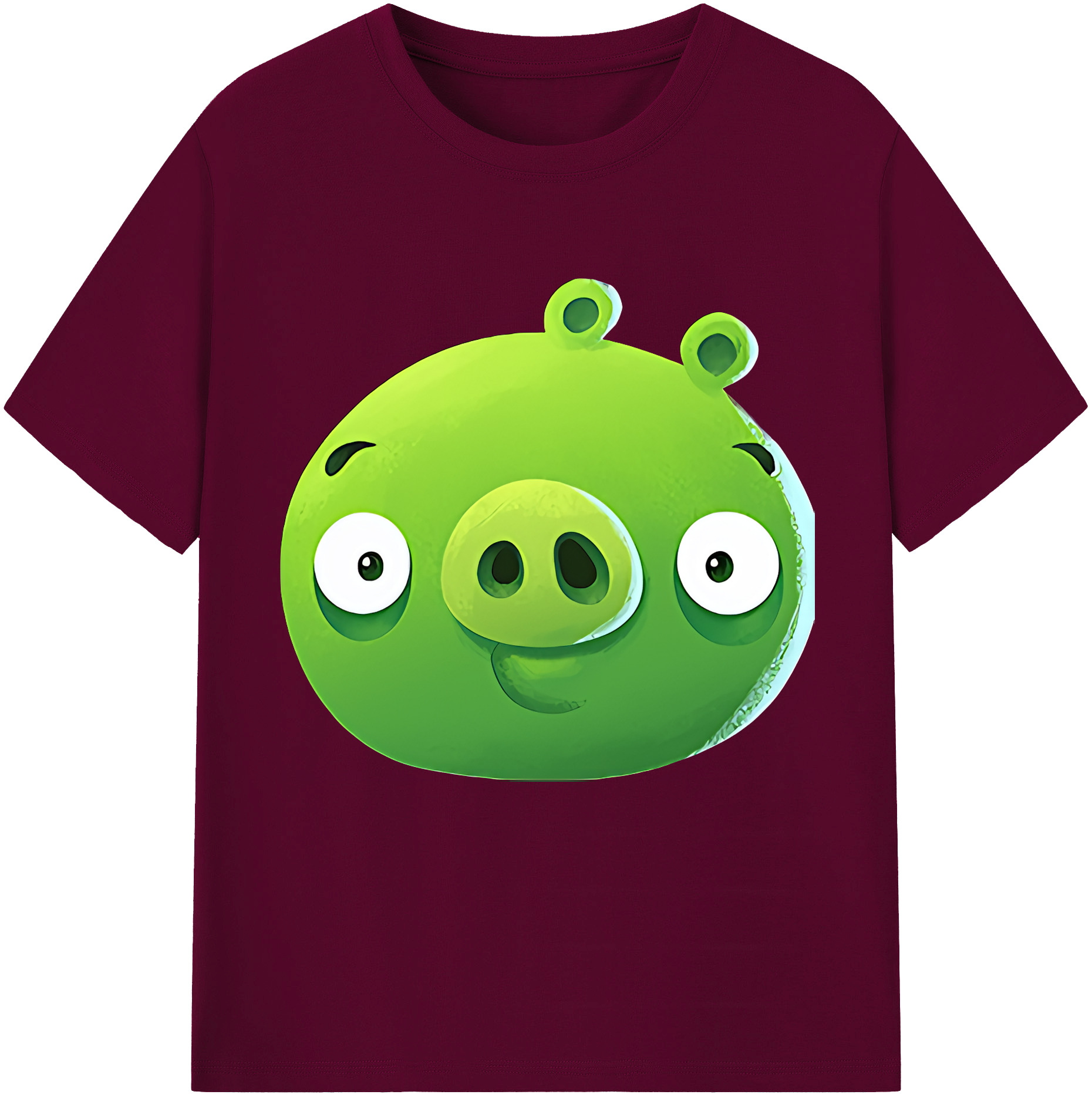 （画像用） Angry Birds アングリーバード レディースカジュアルプリントTシャツ（綿100％）